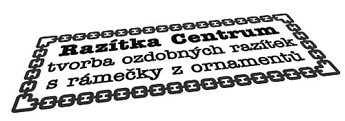 Hranaté razítko s ornamenty