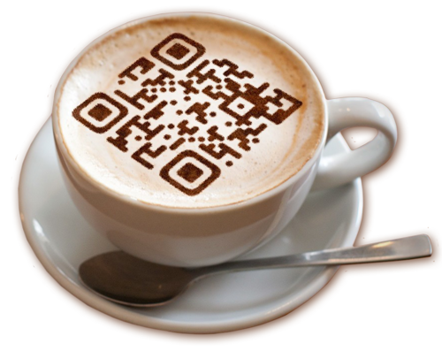 QR kód cappuccino