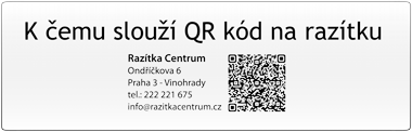 QR kódy na  razítkách