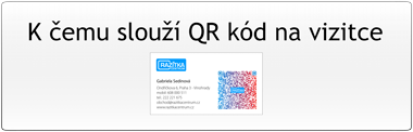 Barevné QR kódy na vizitkách