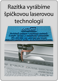 Výroba - gravírování razítek laserovou technologií