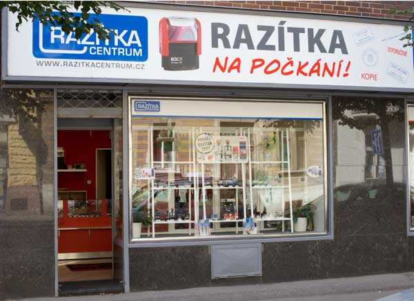 Razítka Centrum exteriér